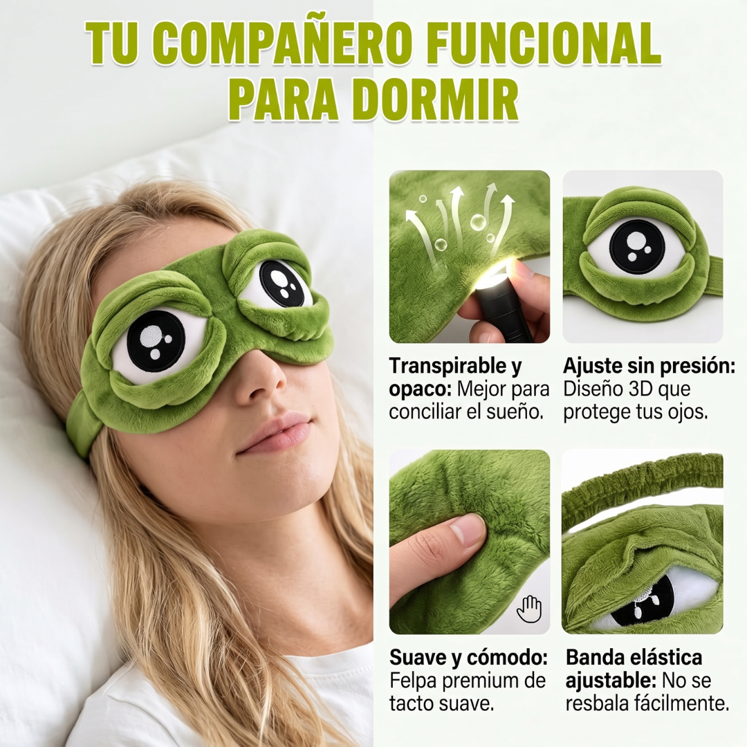 Antifaz de Rana para Dormir de FroggyNap™