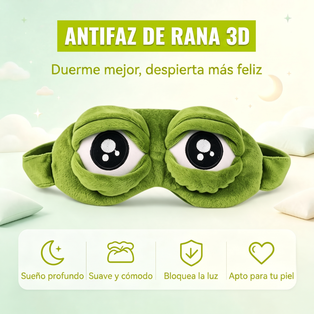 Antifaz de Rana para Dormir de FroggyNap™